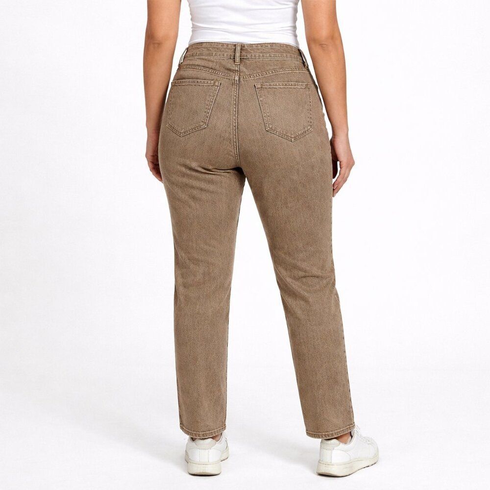 Lands End Jeans 14P Tan Brown Denim NWOT - Picture 2 of 12